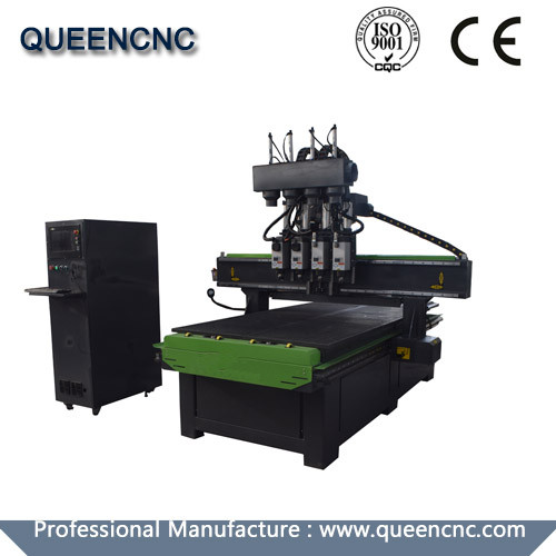 QN1325 Four Spindle Switch Cnc Router